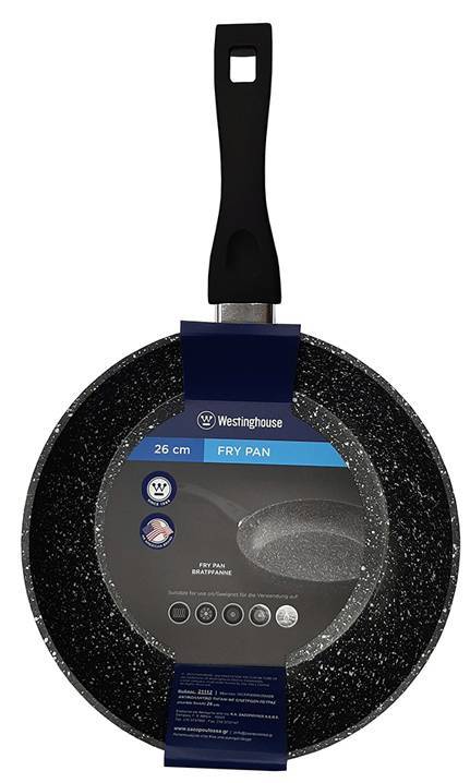 ΤΗΓΑΝΙ WESTINGHOUSE ΑΝΤΙΚΟΛΛΗΤΙΚΟ ΜΕ ΕΠΙΣΤΡΩΣΗ ΠΕΤΡΑΣ (26CM) WESTINGHOUSE