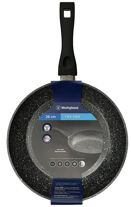 ΤΗΓΑΝΙ WESTINGHOUSE ΑΝΤΙΚΟΛΛΗΤΙΚΟ ΜΕ ΕΠΙΣΤΡΩΣΗ ΠΕΤΡΑΣ (28CM) WESTINGHOUSE