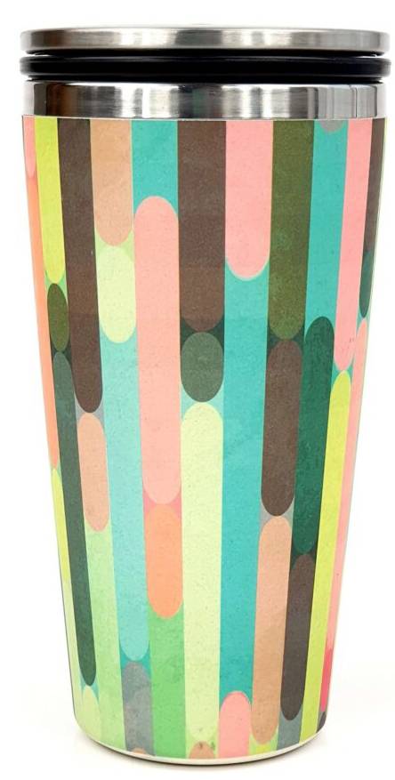 BAMBOO ΠΟΤΗΡΙ ΘΕΡΜΟΣ BAMBOO SLIDECUP MODERN HUES INOX (420ML)