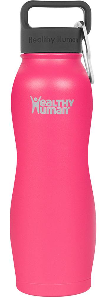 HEALTHY HUMAN ΘΕΡΜΟΣ ΜΠΟΥΚΑΛΙ HEALTHY HUMAN CURVE WATER BOTTLE HAWAIIAN PINK (621ML)