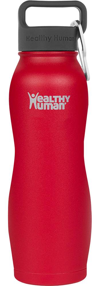 HEALTHY HUMAN ΘΕΡΜΟΣ ΜΠΟΥΚΑΛΙ HEALTHY HUMAN CURVE WATER BOTTLE RED HOT (621ML)