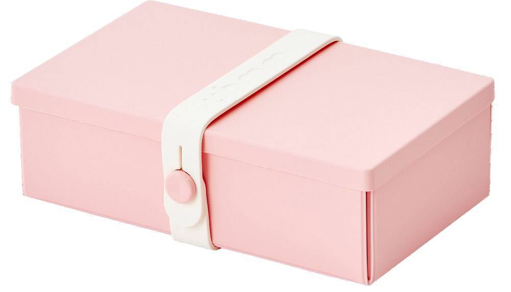 KOYTI ΦΑΓΗΤΟΥ UHMM BOX PINK BOX/WHITE STRAP (10X18X5CM) UHMM BOX