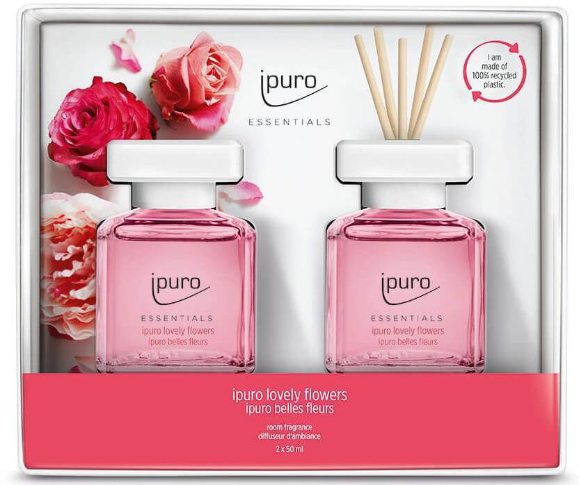 ΑΡΩΜΑΤΙΚΟ ΧΩΡΟΥ IPURO ESSENTIALS LOVELY FLOWERS SET 2X50ML