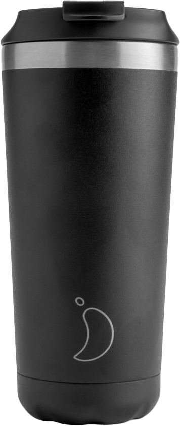 ΠΟΤΗΡΙ ΘΕΡΜΟΣ CHILLYS COFFEE CUP ΑΝΟΞΕIΔΩΤΟ ΑΤΣAΛΙ BLACK (500ML)