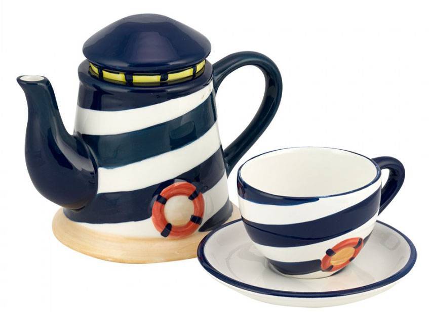 ΣΕΤ ΤΣΑΓΙΟΥ WM COLLECTION Ν.17/8181 ΦΑΡΟΣ ΠΟΡΣΕΛΑΝΗ ΛΕΥΚΟ 9ΤΜΧ WM COLLECTION