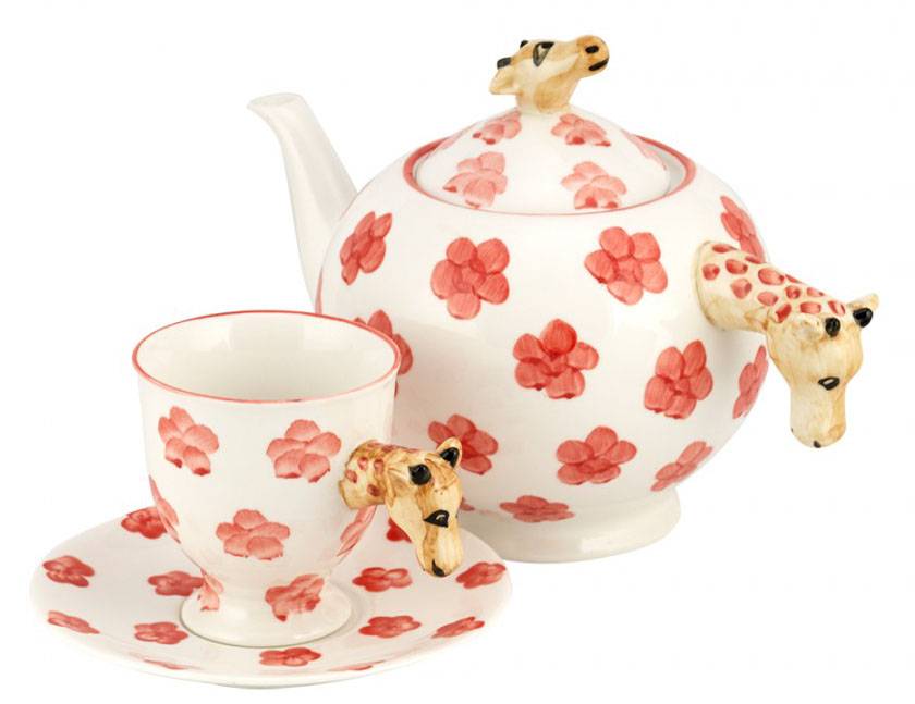 ΣΕΤ ΤΣΑΓΙΟΥ WM COLLECTION Ν.004/Μ93 ΚΑΜΗΛΟΠΑΡΔΑΛΗ ΠΟΡΣΕΛΑΝΗ ΛΕΥΚΟ 9ΤΜΧ