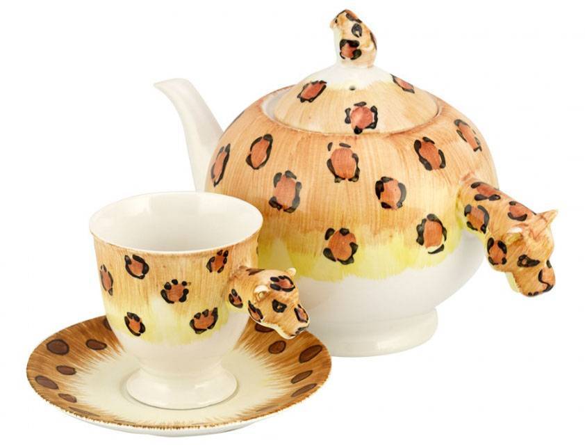 ΣΕΤ ΤΣΑΓΙΟΥ WM COLLECTION Ν.001-02/Μ93 ΛΕΟΠΑΡΔΑΛΗ ΠΟΡΣΕΛΑΝΗ ΛΕΥΚΟ 9ΤΜΧ