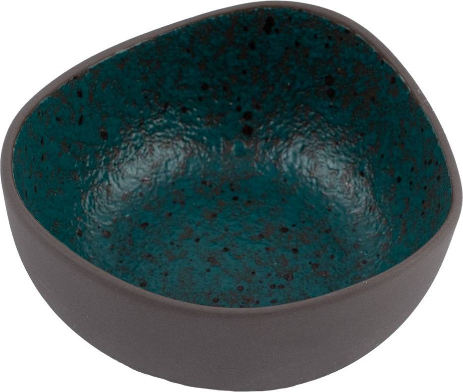 ΜΠΟΛΑΚΙ HOME FASHION ACCESSORIES GRANITE ΠΟΡΣΕΛΑΝΗ PETROL 9,7X9,3X4CM