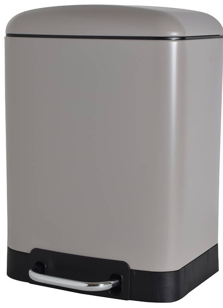 ΚΑΔΟΣ ESTIA ΟΡΘΟΓΩΝΙΟΣ SOFT CLOSE TAUPE ΜΑΤ 6LT 23X21X32CM