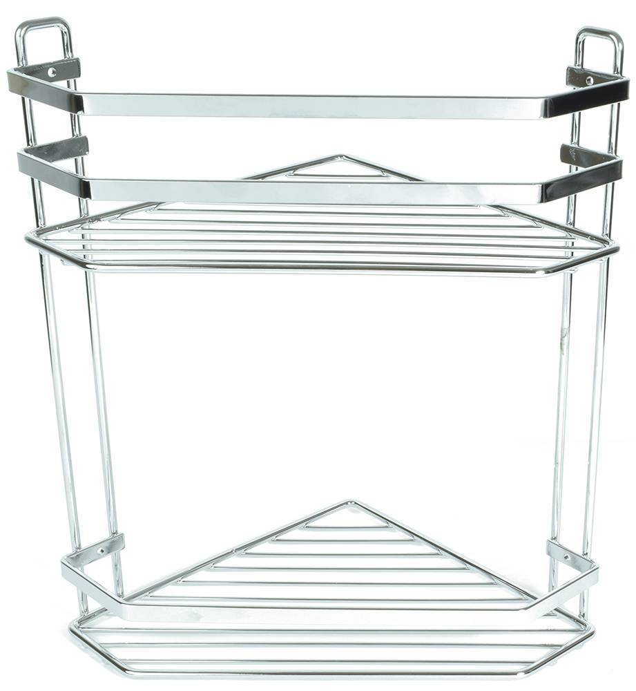 ΕΤΑΖΙΕΡΑ ESTIA ELEGANT ΜΕΤΑΛΛΟ 2 ΘΕΣΕΩΝ 20.2X20.2X31.7CM ESTIA