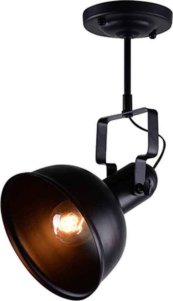 ACA ΦΩΤΙΣΤΙΚΟ ΟΡΟΦΗΣ ACA LIGHTING ΜΕΤΑΛΛΙΚΟ ΜΑΥΡΟ RIVIERA 18X39CM