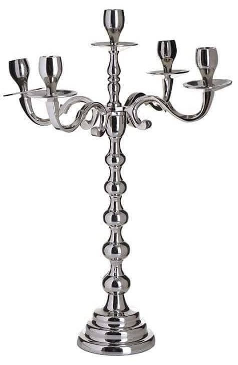 ΚΗΡΟΠΗΓΙΟ INART ΑΛΟΥΜΙΝΙΟΥ ΑΣΗΜΙ 5ΘΕΣΕΩΝ 40X40X53CM INART