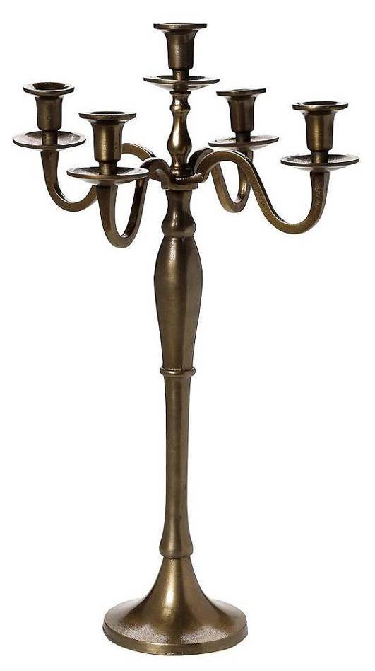 ESPIEL ΚΗΡΟΠΗΓΙΟ ESPIEL 5ΘΕΣΕΩΝ ΜΕΤΑΛΛΟ ΜΠΡΟΝΖΕ 60CM