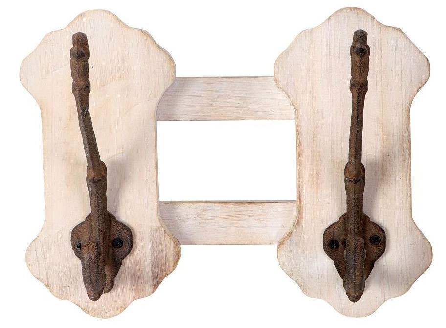 ΚΡΕΜΑΣΤΡΑ ΤΟΙΧΟΥ ESPIEL 2ΘΕΣΕΩΝ ΞΥΛΟ ΜΠΕΖ 25Χ11,5Χ17,5CM ESPIEL