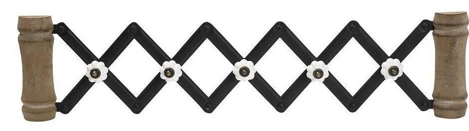 ESPIEL ΚΡΕΜΑΣΤΡΑ ΤΟΙΧΟΥ ESPIEL 5ΘΕΣΕΩΝ ΞΥΛΟ ΛΕΥΚΟ 58,5Χ10Χ19,8CM