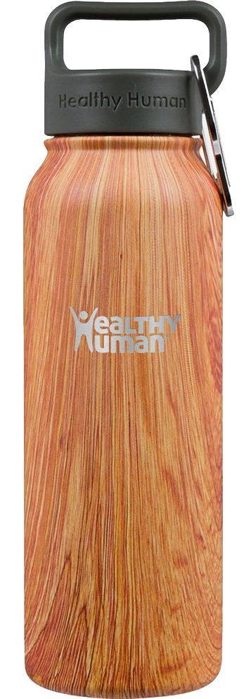 ΘΕΡΜΟΣ ΜΠΟΥΚΑΛΙ HEALTHY HUMAN STEIN BOTTLE NATURAL WOOD (621ML) HEALTHY HUMAN