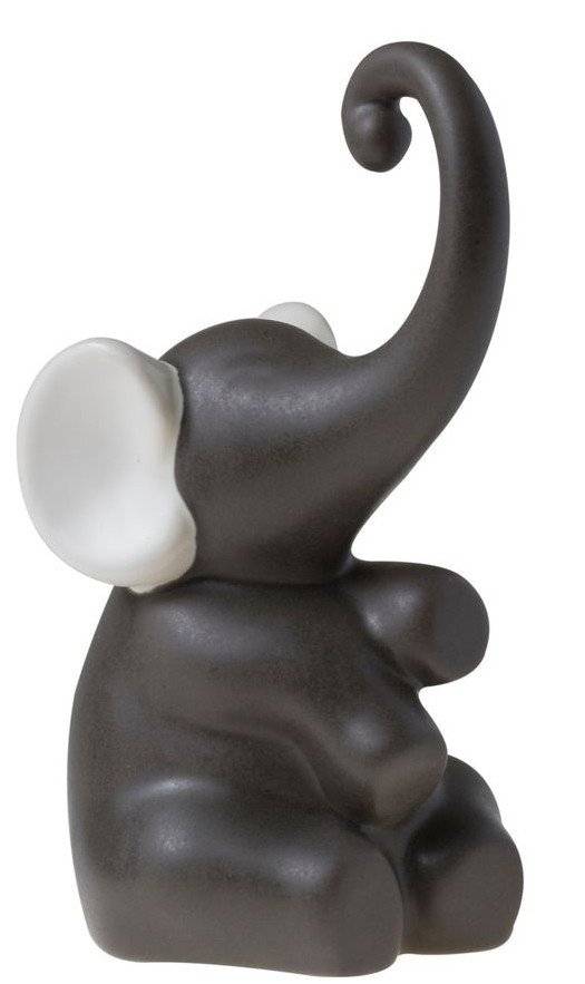 HOME FASHION ACCESSORIES ΔΙΑΚΟΣΜΗΤΙΚΗ ΦΙΓΟΥΡΑ HFA MIGNON ΕΛΕΦΑΝΤΑΣ ΚΑΘΙΣΤΟΣ MATT ΓΚΡΙ 16CM
