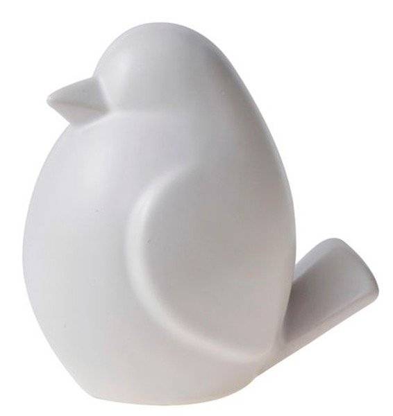 HOME FASHION ACCESSORIES ΔΙΑΚΟΣΜΗΤΙΚΗ ΦΙΓΟΥΡΑ ΚΕΡΑΜΙΚΗ HFA MIGNON ΣΠΟΥΡΓΙΤΙ MATT ΛΕΥΚΟ 9CM