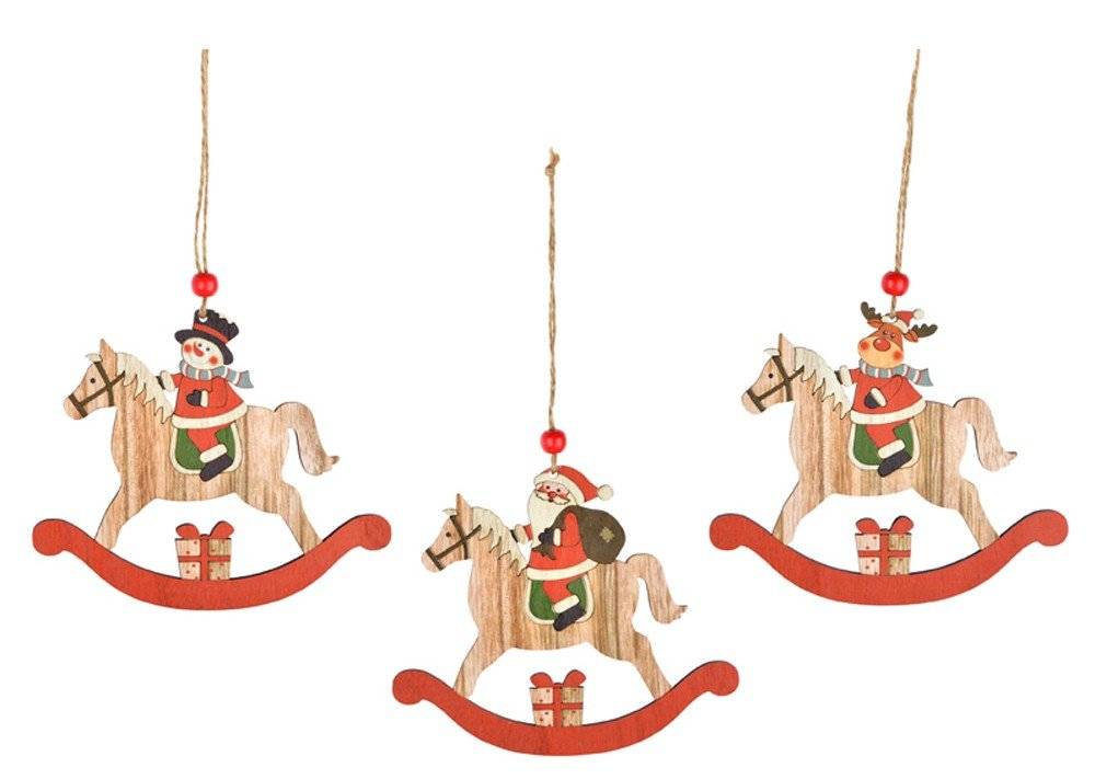 CHRISTMAS COLLECTION ΧΡΙΣΤΟΥΓΕΝΝΙΑΤΙΚΟ ΣΤΟΛΙΔΙ CHRISTMAS ΚΑΡΟΥΖΕΛ ΞΥΛΟ 1ΤΜΧ 14CM