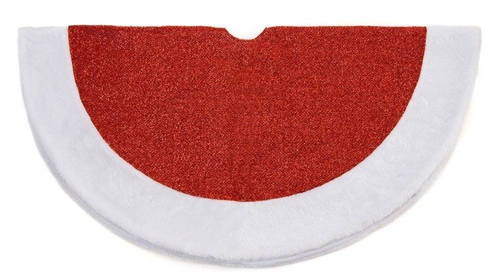 ΧΡΙΣΤΟΥΓΕΝΝΙΑΤΙΚΗ ΠΟΔΙΑ ΔΕΝΔΡΟΥ CHRISTMAS POLYESTER ΚΟΚΚΙΝΟ 90CM CHRISTMAS COLLECTION