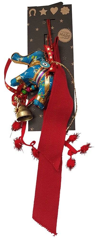 ΓΟΥΡΙ SYNCHRONIA ΥΦΑΣΜΑΤΙΝΟ ΦΥΛΑΧΤΟ ΕΛΕΦΑΝΤΑΣ ΜΠΛΕ 30CM SYNCHRONIA