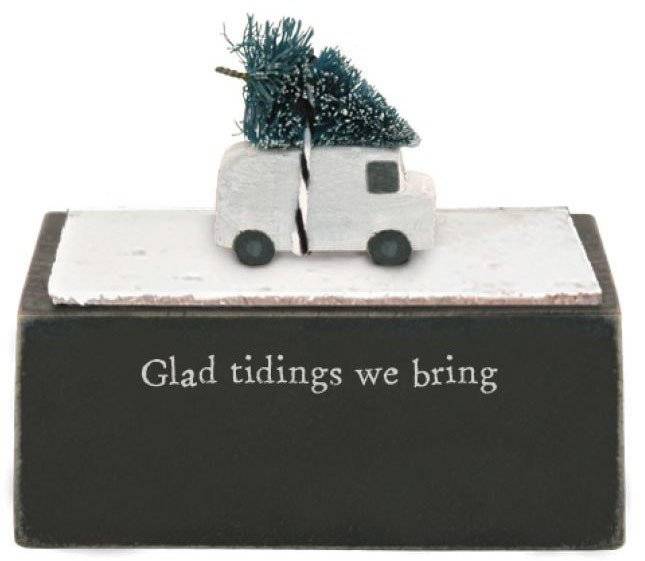 ΧΡΙΣΤΟΥΓΕΝΝΙΑΤΙΚΟ ΔΙΑΚΟΣΜΗΤΙΚΟ SYNCHRONIA ΞΥΛΙΝΗ ΒΑΣΗ ΦΟΡΤΗΓΌ ΛΕΥΚΟ 8CM SYNCHRONIA