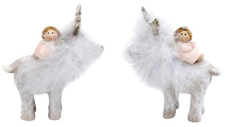 ΔΙΑΚΟΣΜΗΤΙΚΟ ΑΓΓΕΛΑΚΙ ESPIEL ΡΟΖ ΠΑΝΩ ΣΕ ΤΑΡΑΝΔΟ 1ΤΜΧ 7CM ESPIEL