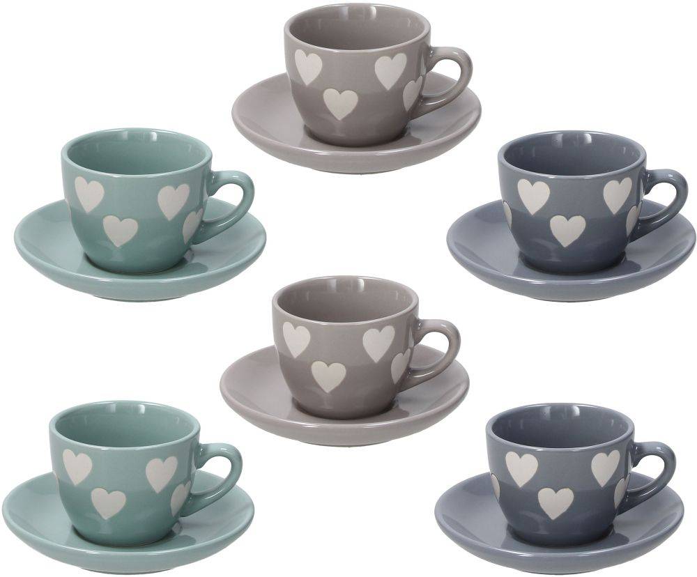 TOGNANA ΦΛΥΤΖΑΝΙ ΚΑΦΕ TOGNANA CORAZON ΚΕΡΑΜΙΚΟ ΣΕΤ 6ΤMX 90CC