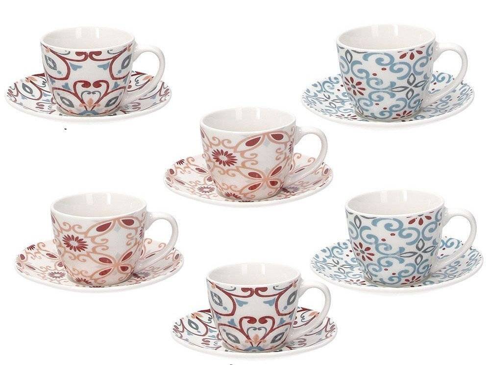 ΚΟΥΠΑ ΚΑΦΕ TOGNANA IRIS RIBEIRA ΠΟΡΣΕΛΑΝH ΣΕΤ 6ΤMX 80CC TOGNANA