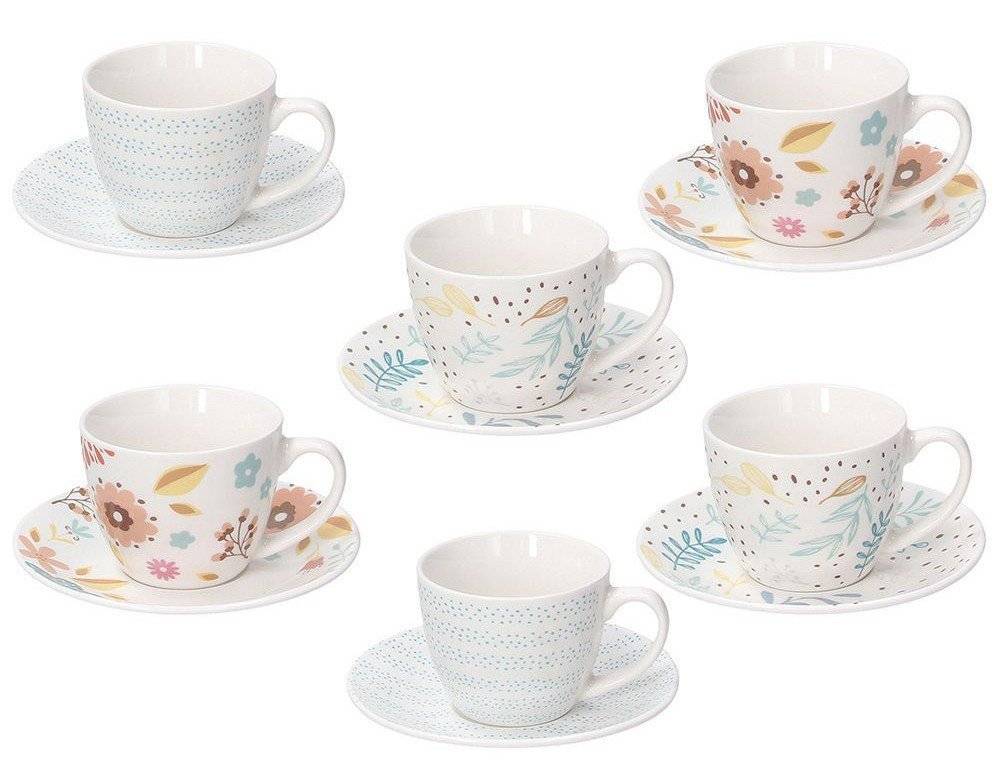 ΚΟΥΠΑ ΚΑΦΕ TOGNANA IRIS NAIF ΠΟΡΣΕΛΑΝΗ ΣΕΤ 6ΤMX 80CC