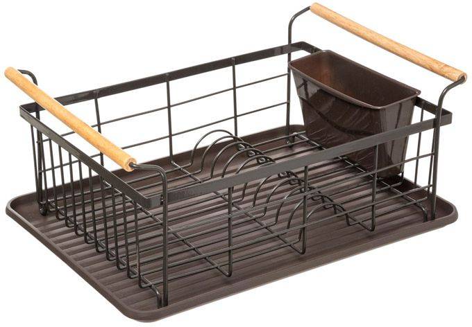 MARVA ΠΙΑΤΟΘΗΚΗ MARVA ΜΟDΕRΝ ΜΕΤΑΛΛΟ ΜΑΥΡΗ ΞΥΛΙΝΕΣ ΛΑΒΕΣ