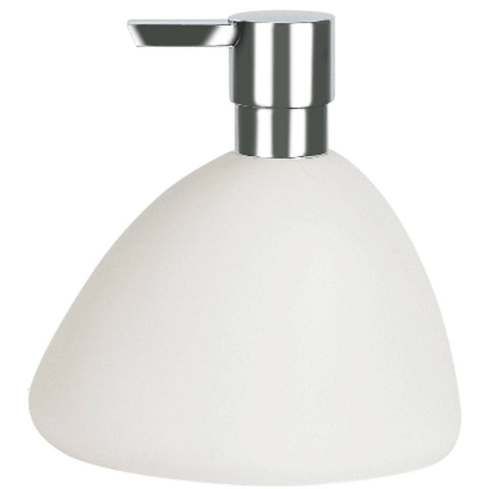 ΔΟΧΕΙΟ ΥΓΡΟΥ ΣΑΠΟΥΝΙΟΥ SPIRELLA ETNA ΚΕΡΑΜΙΚΟ ΛΕΥΚΟ 7Χ7Χ10.5CM