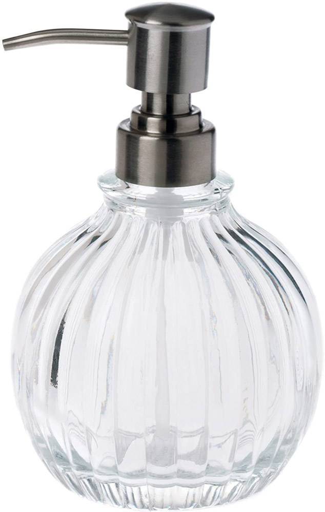 ΔΟΧΕΙΟ ΥΓΡΟΥ ΣΑΠΟΥΝΙΟΥ SPIRELLA QUARTZ ΓΥΑΛΙ (10Χ10Χ15CM)