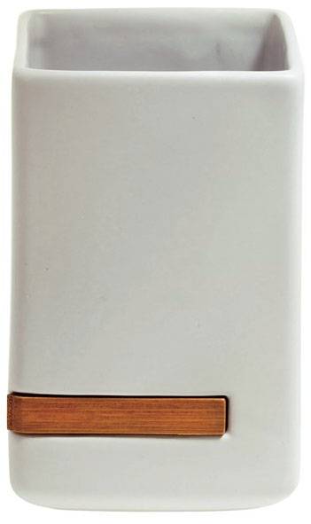 ΠΟΤΗΡΟΘΗΚΗ SPIRELLA OSLO ΛΕΥΚΟ 11.8Χ7.6Χ7.6CM SPIRELLA