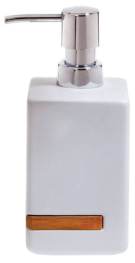 ΔΟΧΕΙΟ ΥΓΡΟΥ ΣΑΠΟΥΝΙΟΥ SPIRELLA OSLO ΚΕΡΑΜΙΚΟ ΛΕΥΚΟ (18Χ7.5Χ7.5CM) SPIRELLA