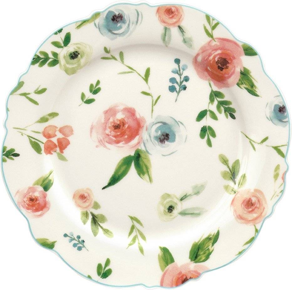 ΠΙΑΤΟ ΦΡΟΥΤΟΥ CRYSPO TRIO PRIMAVERA ΠΟΡΣΕΛΑΝΗ BLUE 21CM