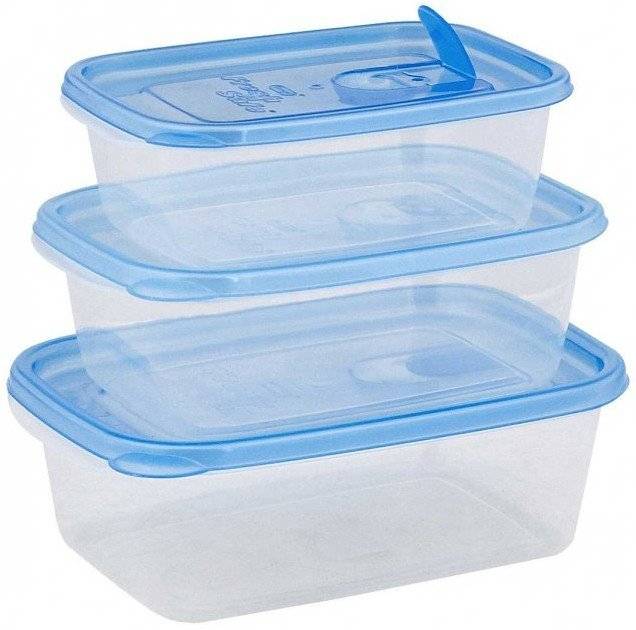 ΦΑΓΗΤΟΔΟΧΕΙΟ VENUS ΟΡΘΟΓΩΝΙΟ ΠΛΑΣΤΙΚΟ ΣΕΤ 3ΤΜΧ 610-940-1150ML VENUS