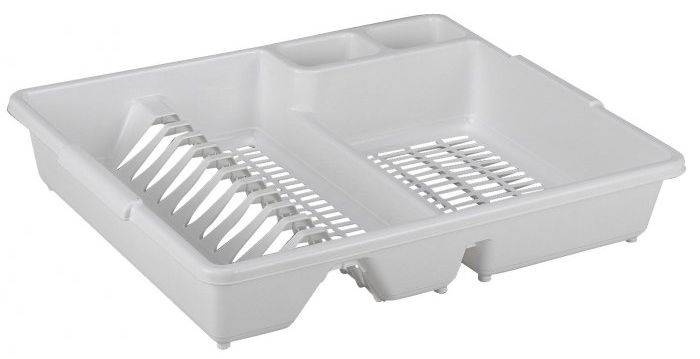 ΠΙΑΤΟΘΗΚΗ VENUS ΠΛΑΣΤΙΚΗ ΜΕΓΑΛΗ ΜΕ ΔΙΣΚΟ ΛΕΥΚΗ 47X38X9CM VENUS