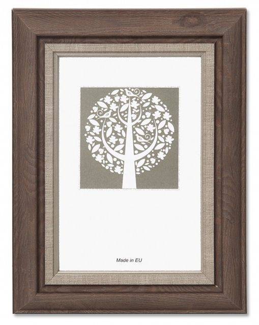 ΚΟΡΝΙΖΑ PHOTO FRAMES FAUSTA PS ΠΛΑΣΤΙΚΗ LIGHT BROWN 20X30CM PHOTO FRAMES