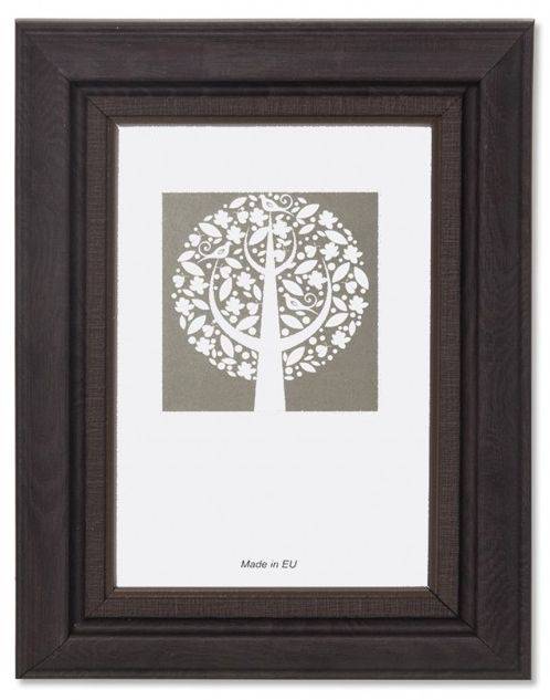 ΚΟΡΝΙΖΑ PHOTO FRAMES FAUSTA PS ΠΛΑΣΤΙΚΗ DARK BROWN 15X21CM PHOTO FRAMES