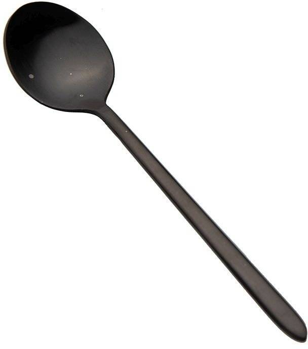 ΚΟΥΤΑΛΙ ESPRESSO DINOX CUBA BLACK MATTE ΑΝΟΞΕΙΔΩΤΟ ΑΤΣΑΛΙ 18/0 2MM 11.6CM DINOX