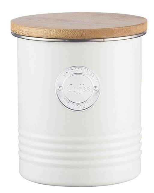 ΒΑΖΟ ΑΠΟΘΗΚΕΥΣΗΣ ΚΑΦΕ TYPHOON ΜΕΤΑΛΛΟ 1L ΚΡΕΜ 14X12CM