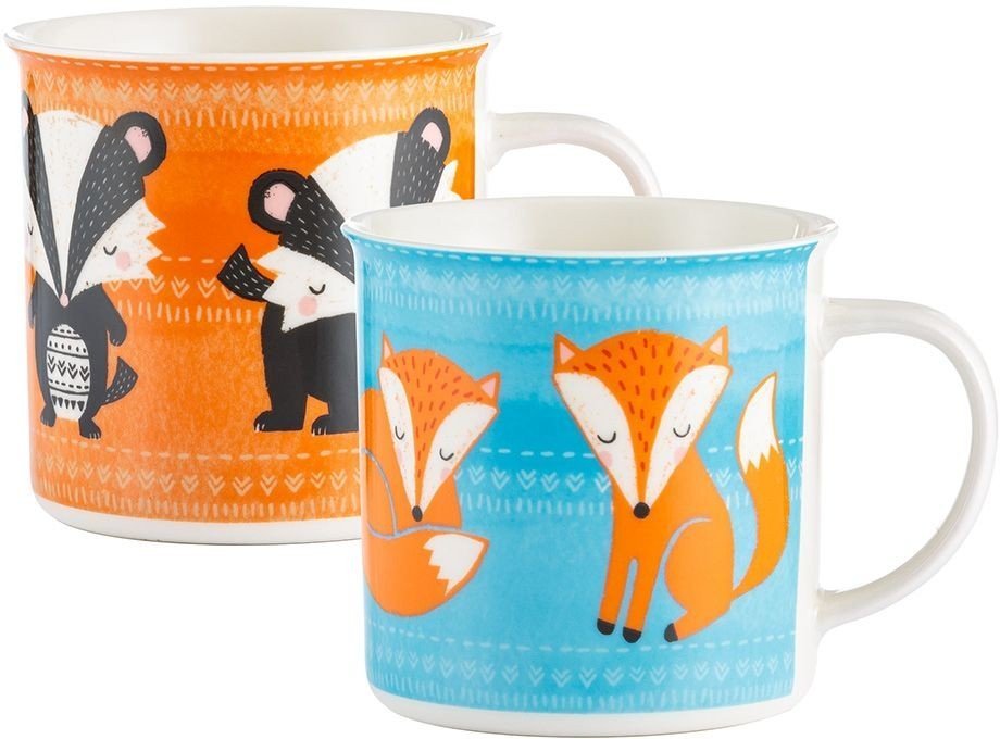 KUKUXUMUSU ΚΟΥΠΕΣ P-K ΠΟΡΣΕΛΑΝΗ WOODLAND ANIMALS 420ML 2ΤΜΧ