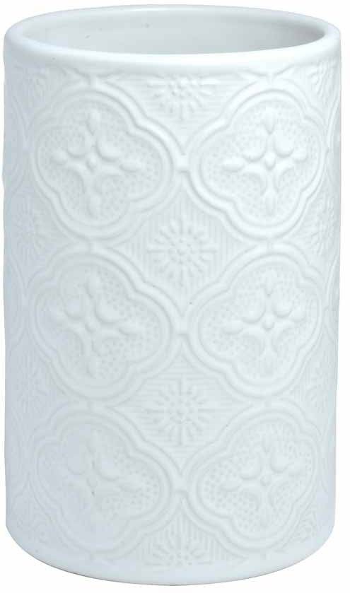 ESTIA ΠΟΤΗΡΟΘΗΚΗ ESTIA BOHO ΛΕΥΚΗ 7.1X7.1X10.9 CM