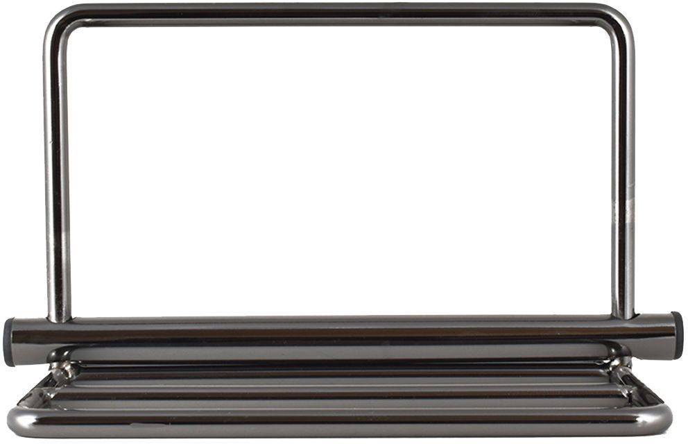 ΧΑΡΤΟΠΕΤΣΕΤΟΘΗΚΗ ESTIA NICKEL ΜΑΥΡΟ 21.7X18.9X12.4CM ESTIA