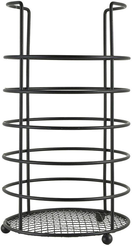 ΚΟΥΤΑΛΟΘΗΚΗ ESTIA ΜΕΤΑΛΛΟ ΜΑΥΡΟ 11X11X21CM ESTIA