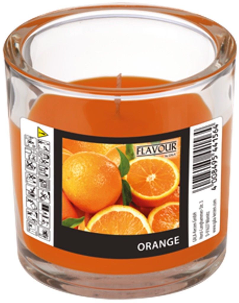 GALA ΑΡΩΜΑΤΙΚΟ ΚΕΡΙ ΣΕ ΒΑΖΟ GALA ELEGANT 9X10CM ORANGE