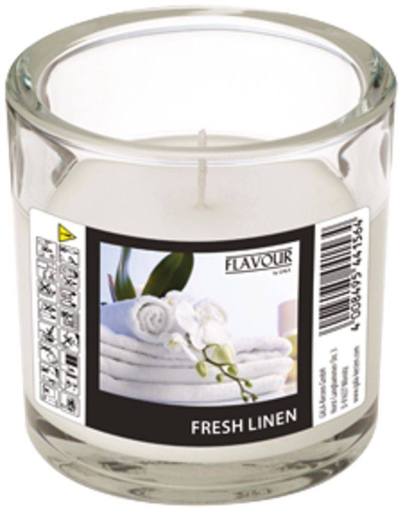 ΑΡΩΜΑΤΙΚΟ ΚΕΡΙ ΣΕ ΒΑΖΟ GALA ELEGANT 9X10CM FRESH LINEN