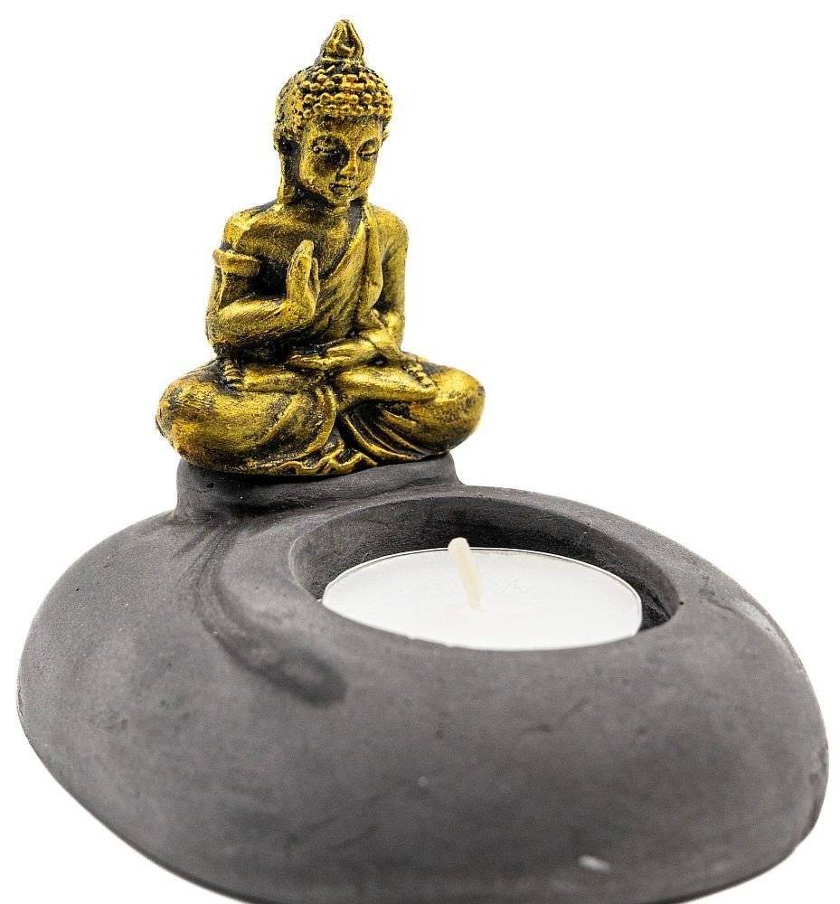 ΚΗΡΟΠΗΓΙΟ BOHEME INTERIOR ΒΟΥΔΑΣ ΓΥΨΙΝΟ ΜΑΥΡΟ-ΧΡΥΣΟ 12X4CM BOHEME INTERIOR