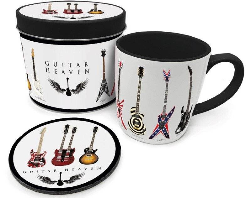 ΚΟΥΠΑ PYRAMID INTERNATIONAL LEGENDARY GUITARS ΚΕΡΑΜΙΚΗ ΛΕΥΚΗ 370ML ΣΕΤ ΔΩΡΟΥ 2ΤΜΧ